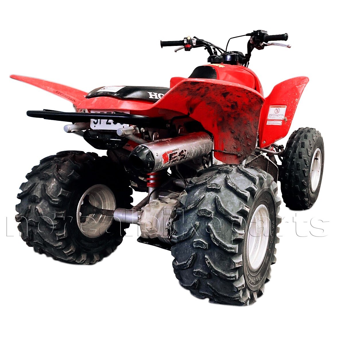 Rear Wide Grab Bar Bracket Bumper For 2006-2019 Honda TRX250EX TRX250X ATV Black