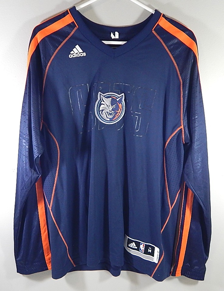 Lot of (10) Charlotte Bobcats Hoodies Warm Up Pants Shirts Jordan Adidas S-4XL