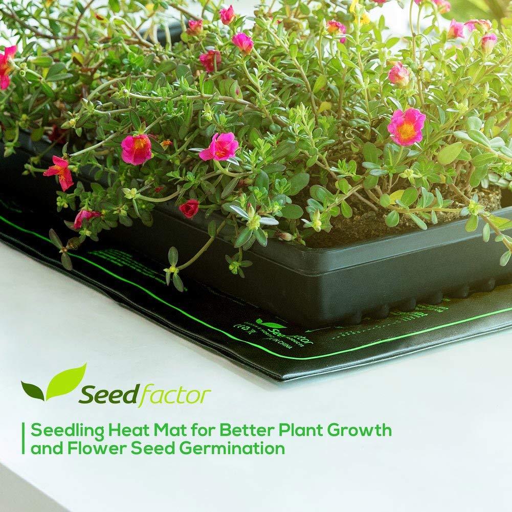 Seedfactor Waterproof Seedling Heat Mat Seed Starter Pad Germination Propagation