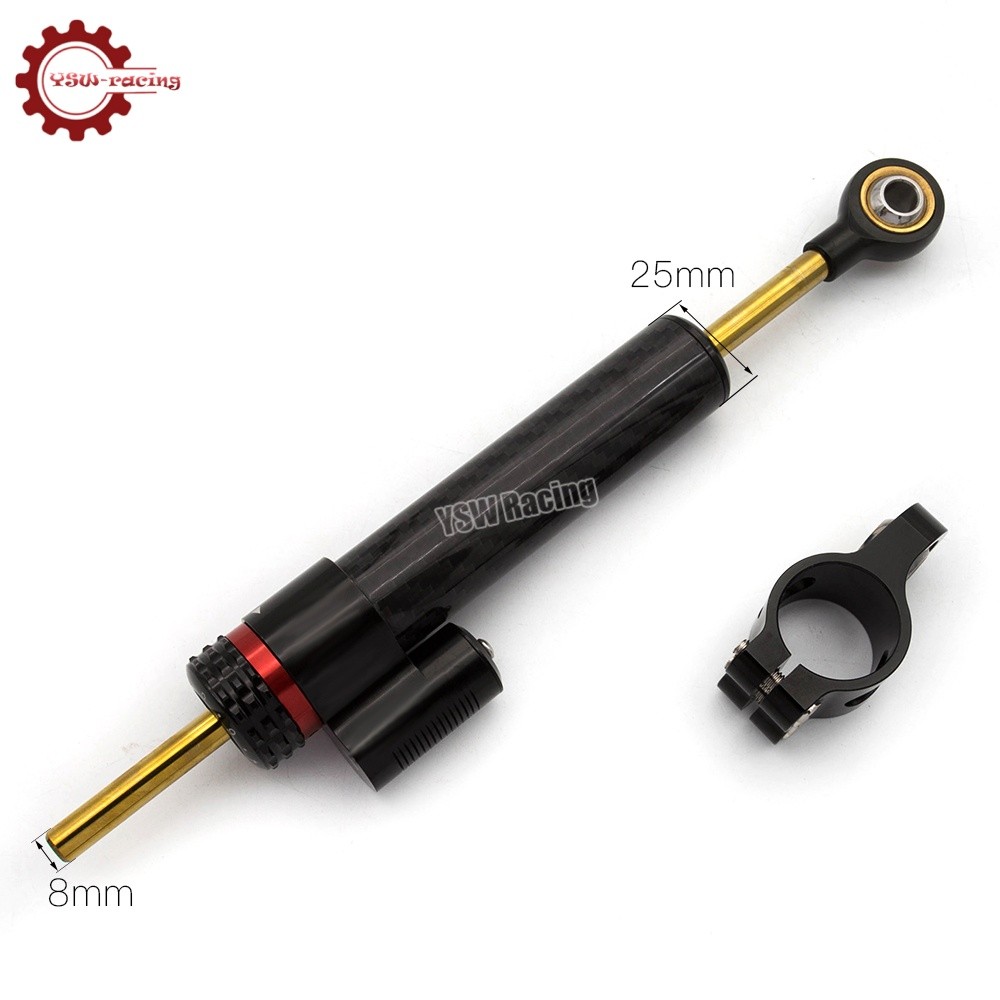 For Kawasaki ZX636 ZX6R 2009-2025 2024 Steering Damper & Bracket Mounting Kit US