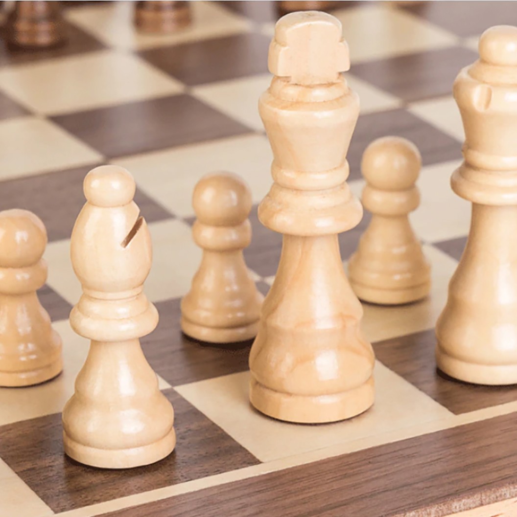 Chess Set Chess Board Game Kids Folding Chess Board 15 in Family Game Set Age 6+