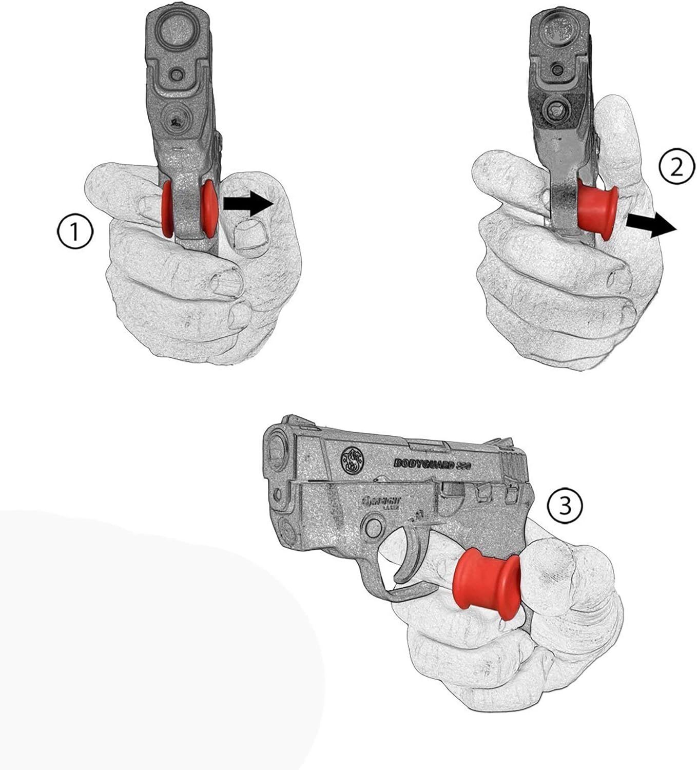 Garrison Grip Patented Micro Trigger Stop Holster Fits Ruger LCP MAX (s16)