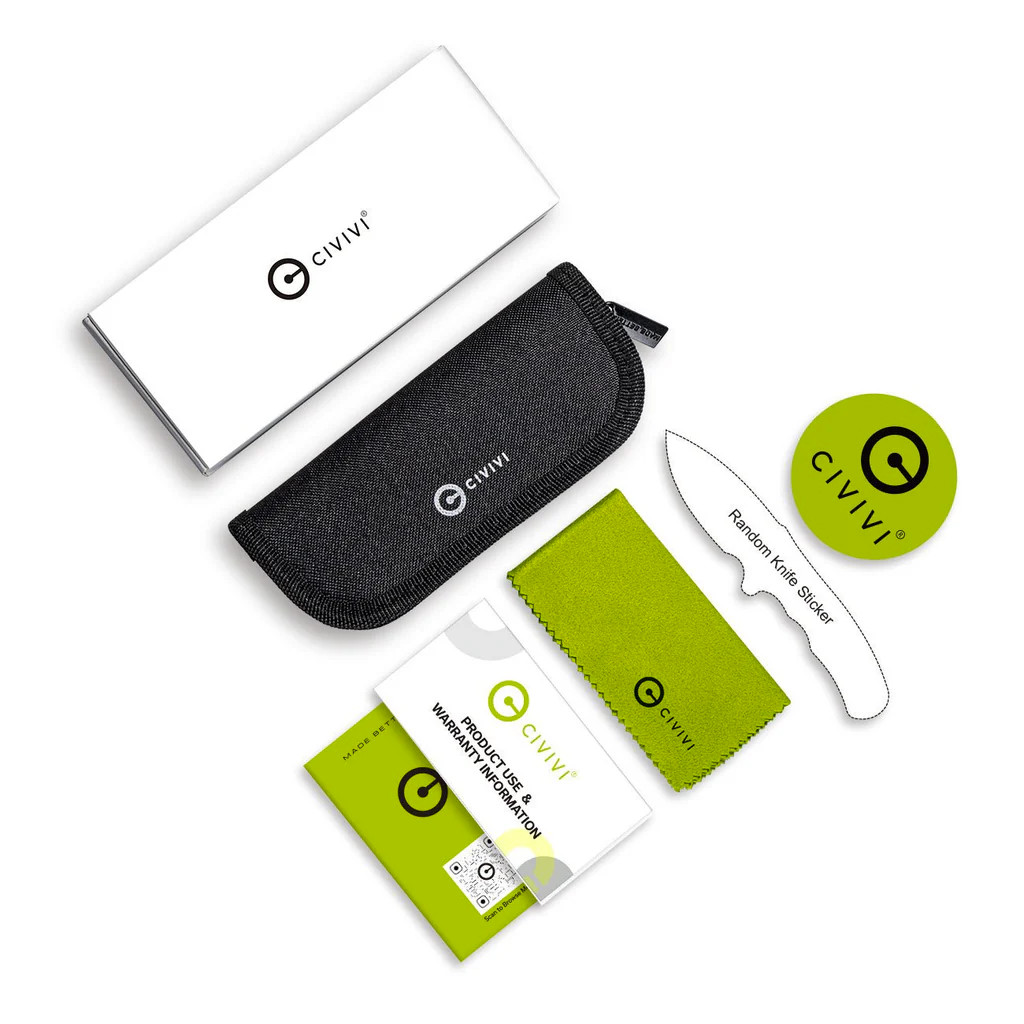 Civivi Knives Perfrico Fixed Blade C23026-1 Black G10 14C28N Knife