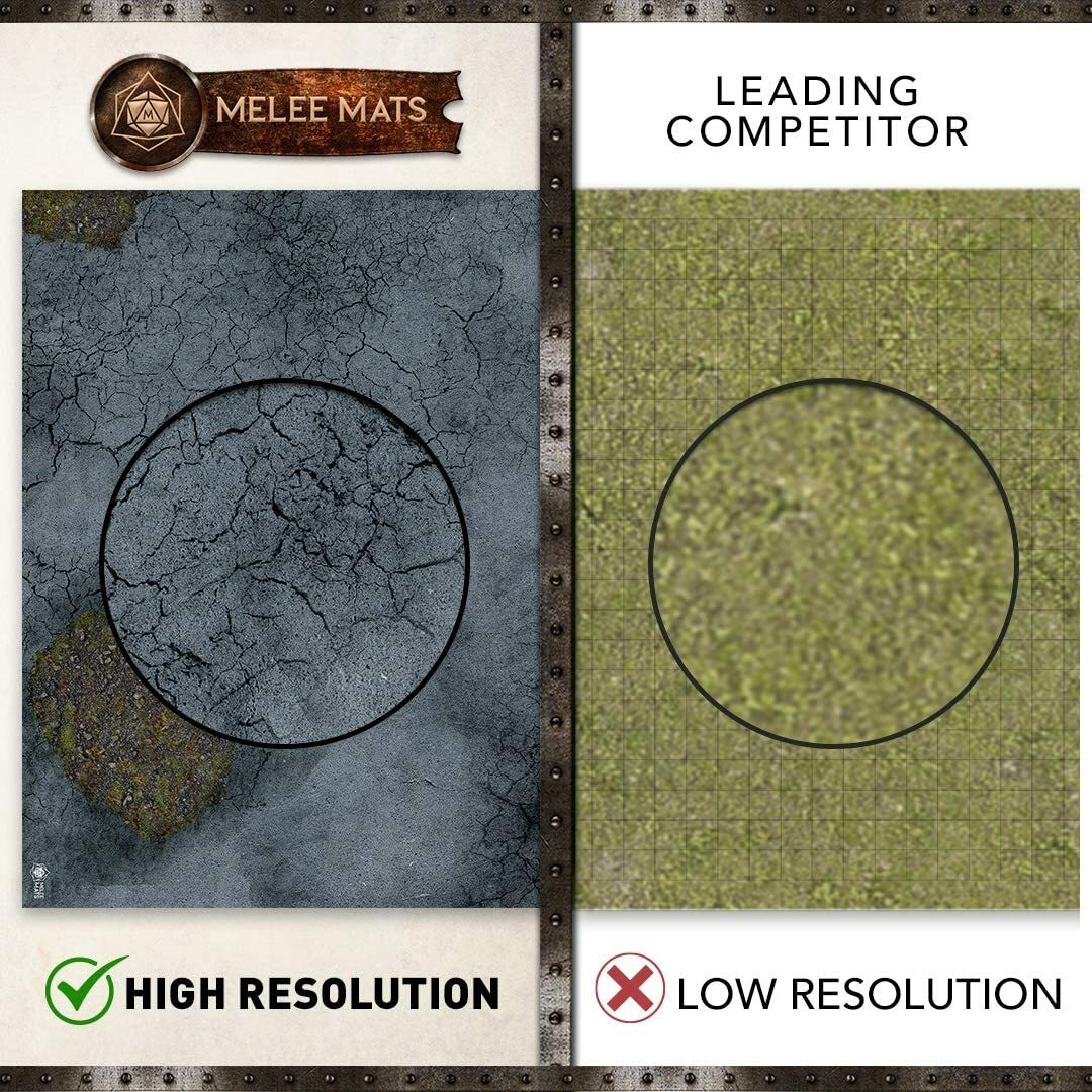 Battle Game Mat - 48x72 - Dungeons & Dragons Tabletop Role Playing Map