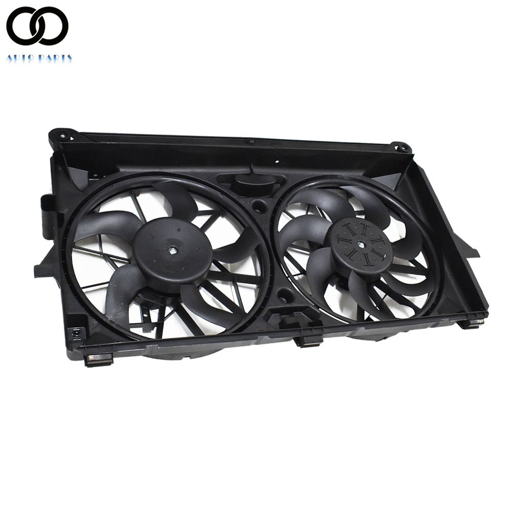 Radiator Condenser Cooling Fan For Silverado Yukon Sierra 5.3L 6.0L 6.2L 4.8L