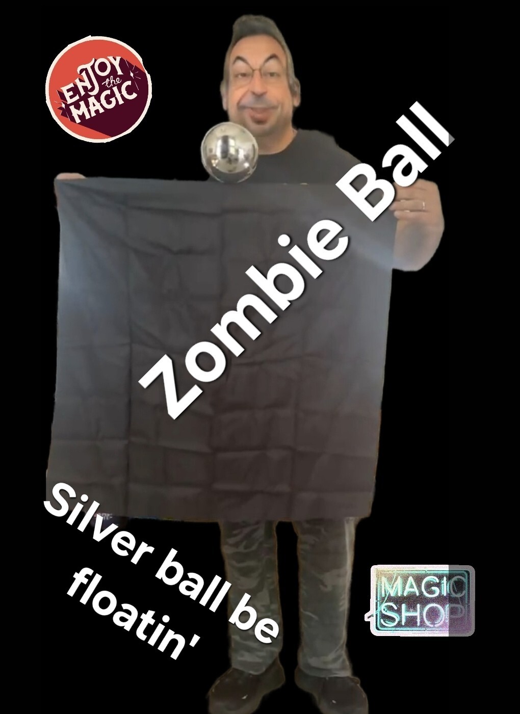 Magic Tricks Floating Zombie Ball Magician's Prop Levatating Trick