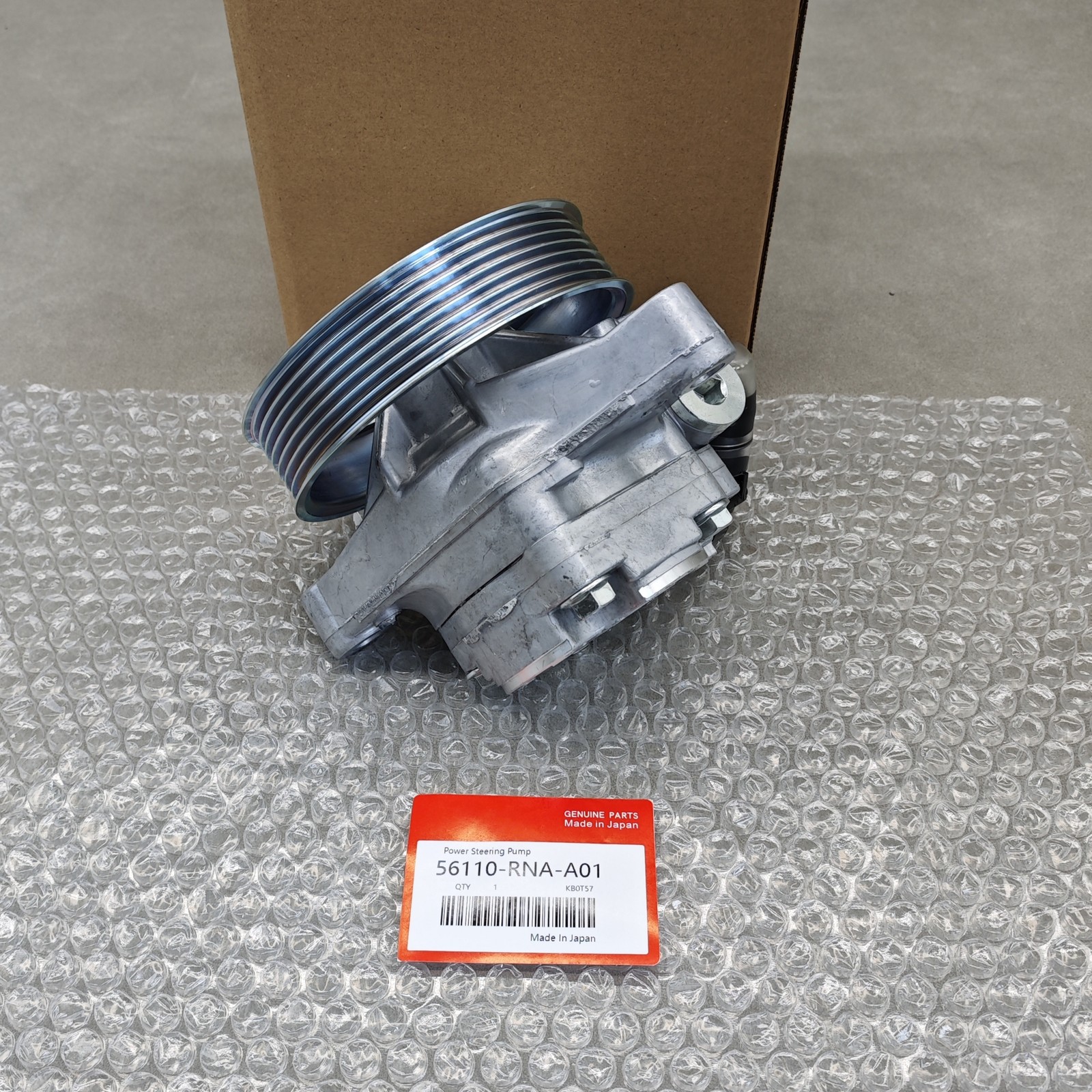 OEM 1PCS Power Steering Pump 21-5456 w/ Pulley For 2006-2011 Honda Civic 1.8L L4