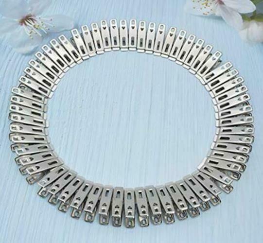 60 PCS Strong Stainless Steel Clothes Pins Metal Laundry Pegs with Storage