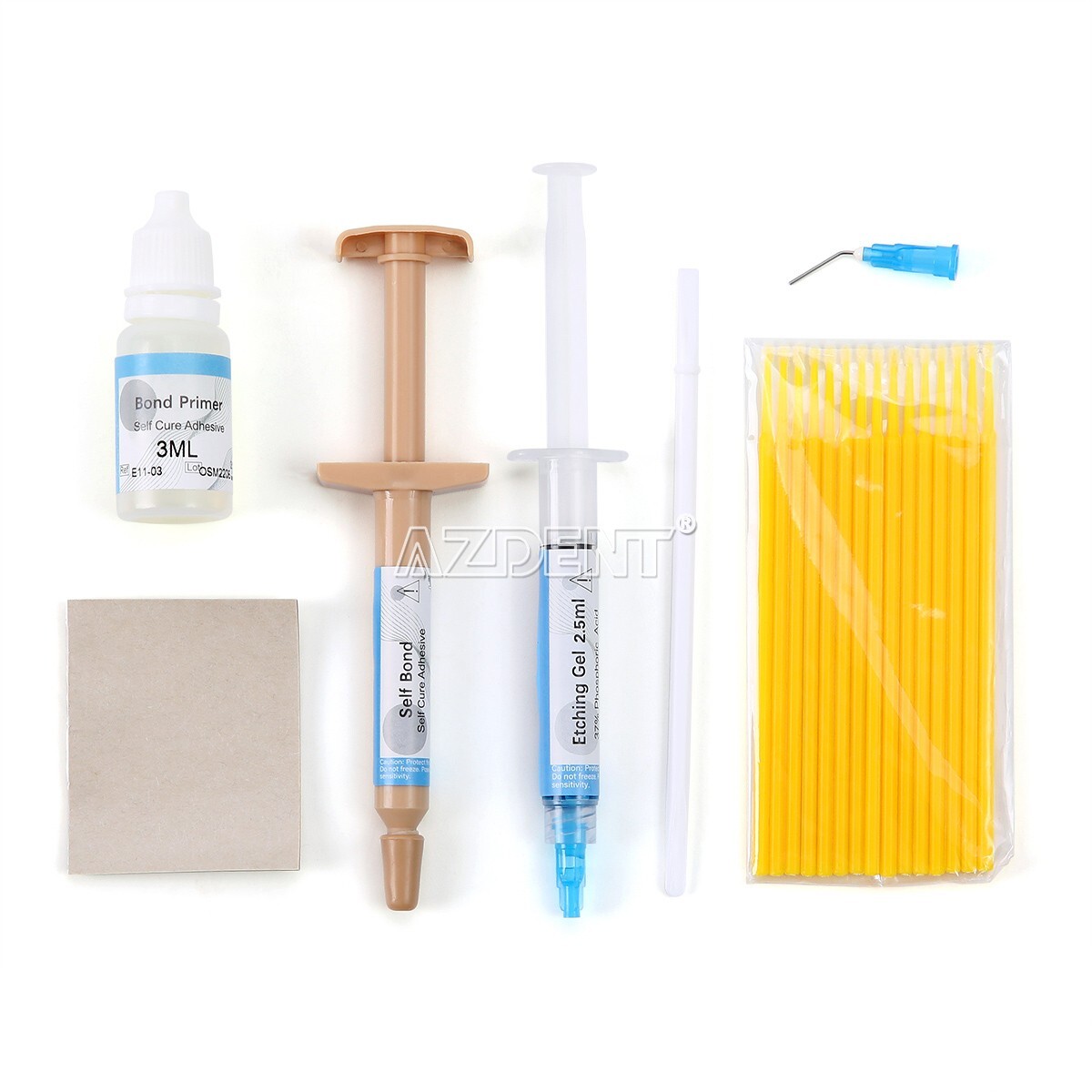 Dental Orthodontic Adhesive Resin Syringe Paste Kit For Brackets Braces Bonding