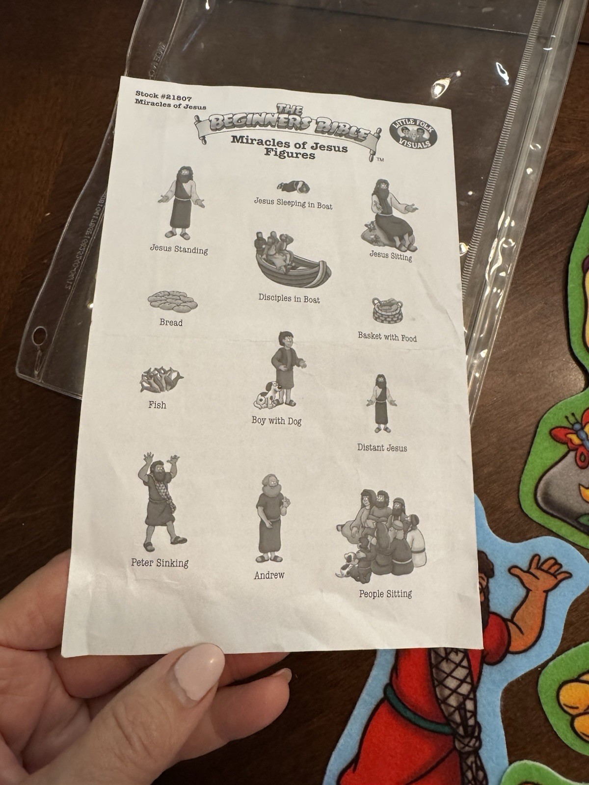 The Beginners Bible Story Felt Figures for Flannel Board Miracles Of Jesus w