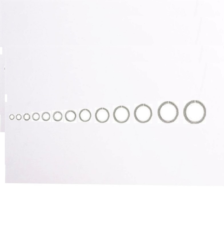 Sterling Silver .925 3mm to 9mm OPEN JumpRings in 22Ga.+ 20.5Ga+19.5Ga+18Ga+16GA