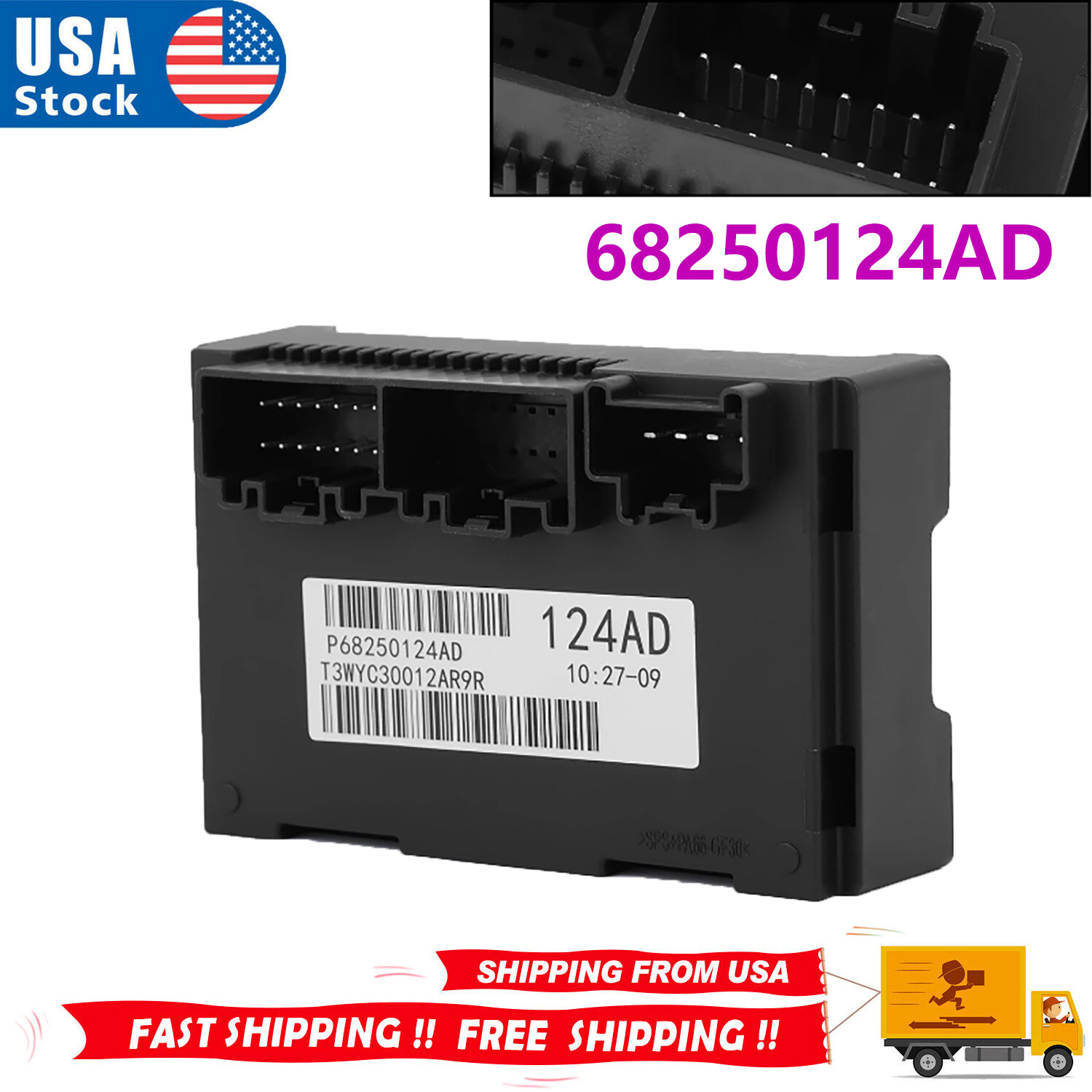 2016-2018 For JEEP GRAND TRANSFER CASE CONTROL MODULE OEM Quality P68250124AD