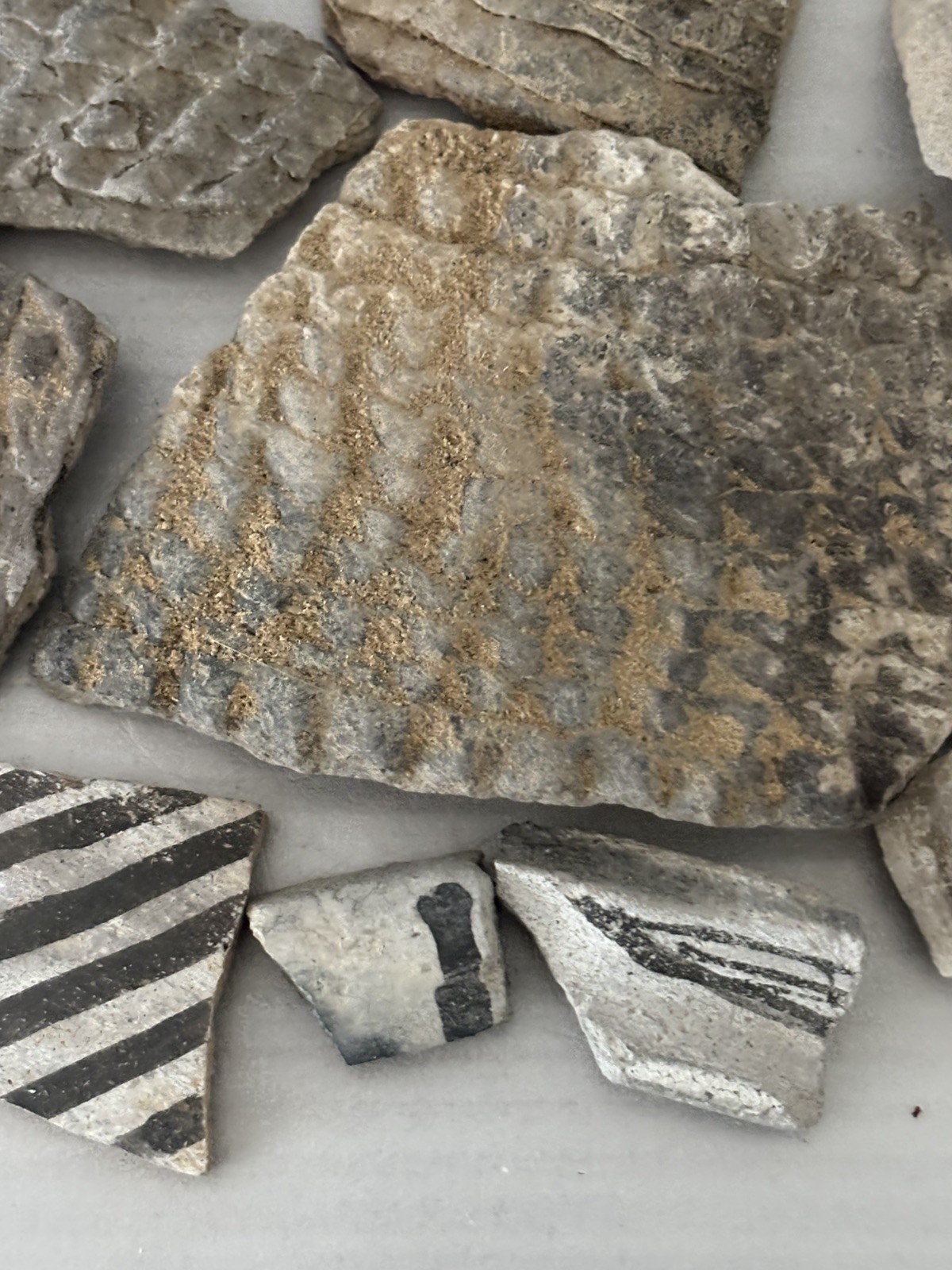 Ancient Anasazi Native American Pottery Shards 1” - 4” Arizona L6-E FREE SHIP