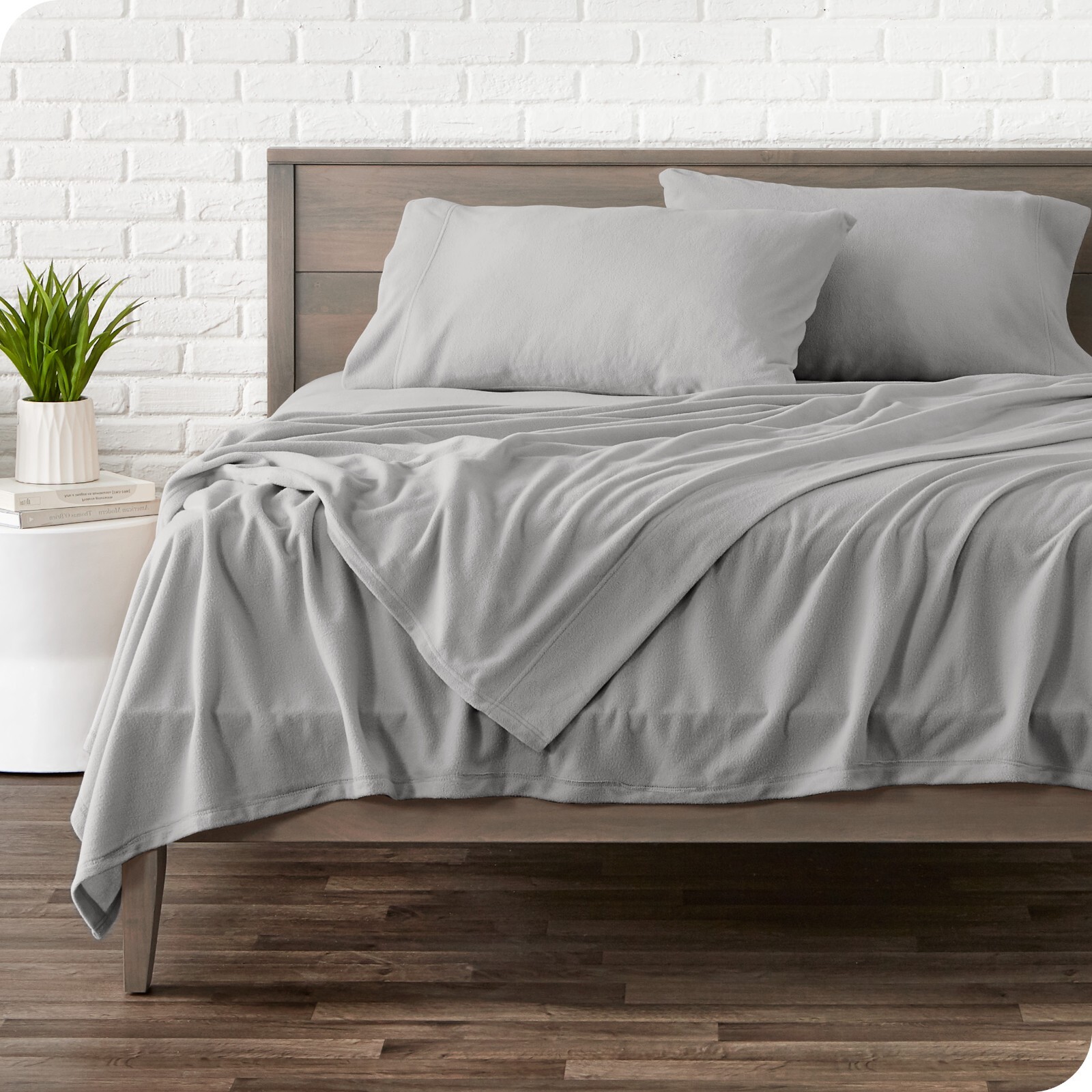 Super Soft Fleece Sheet Set - Deep Pocket, Cozy All-Season from Bare Home