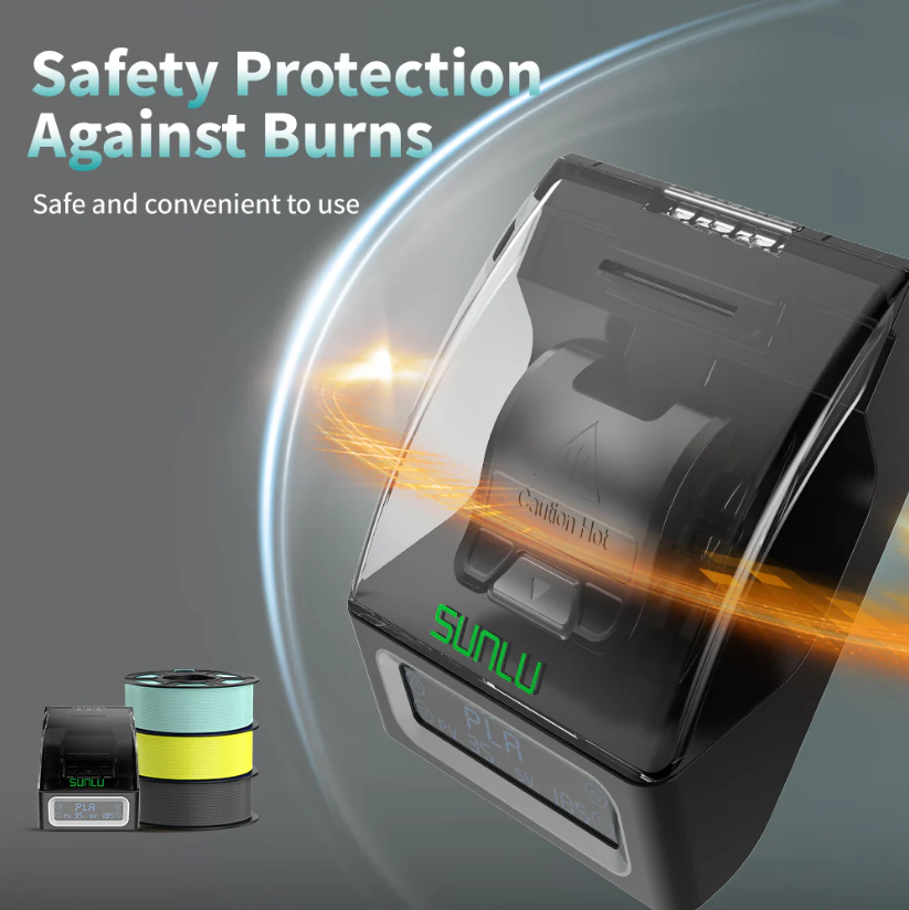 SUNLU 1.75mm Filament Connector Easy Operate Suit for PLA/PETG/ABS/PCL Filaments