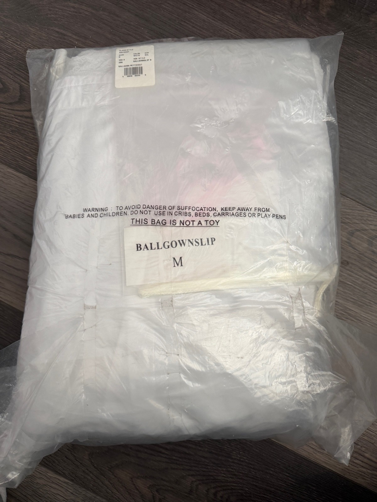 White David's Bridal Gown Slip MEDIUM Fit Flare Style 550 Petticoat Wedding NEW