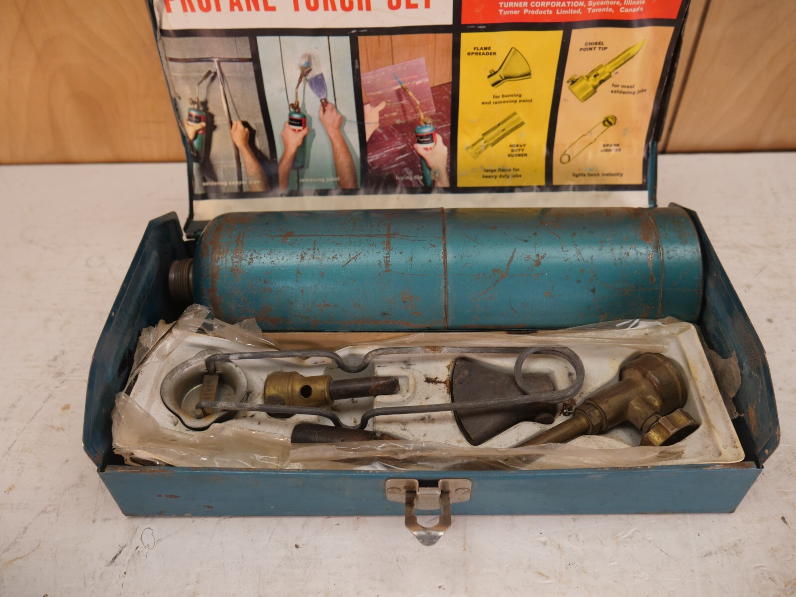 Turner Propane Torch Kit With Accessories And Box