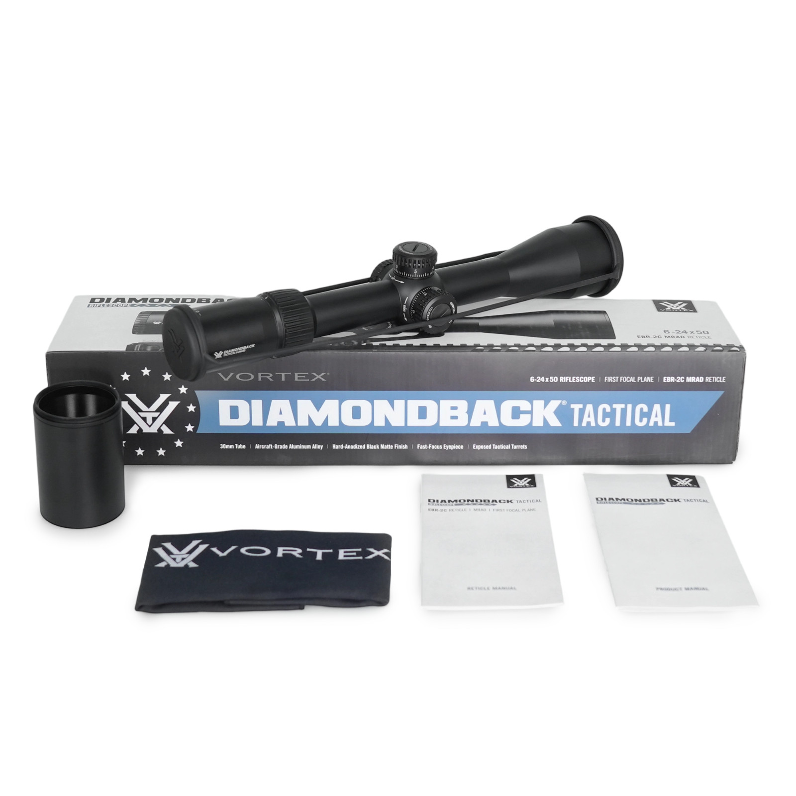 Vortex Diamondback Tactical 6-24x50mm Rifle Scope EBR-2C MRAD FFP - DBK-10029