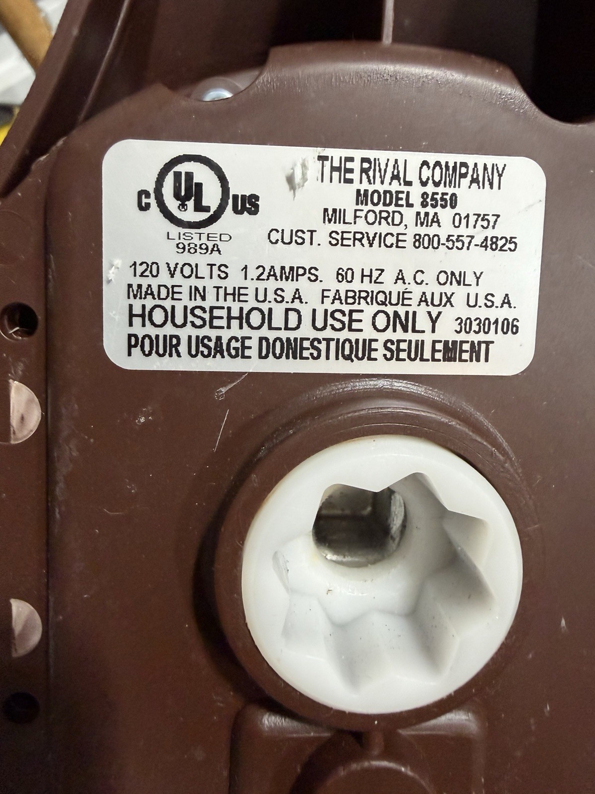 Vintage Rival Electric Ice Cream Maker Wood Bucket 5 Qt Tested Works