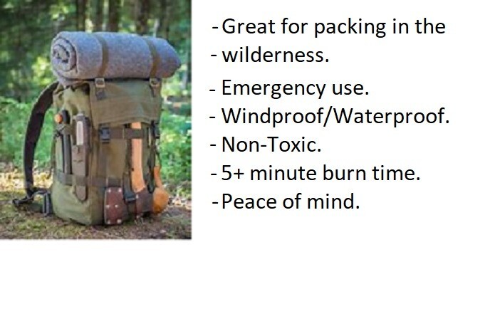 Southwest Survival Fire Starting Plugs (50) - Bushcraft, Camping, Bugout Bag