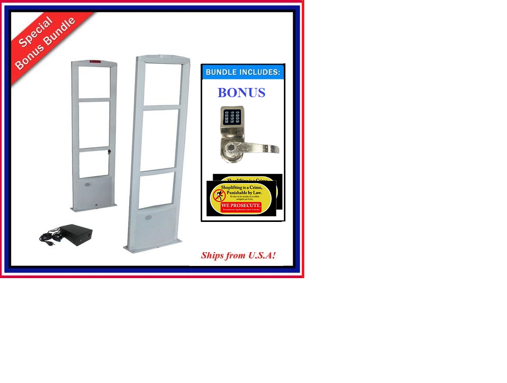 Retail EAS RF Checkpoint Compatible Anti Theft Security Antenna System + BONUS