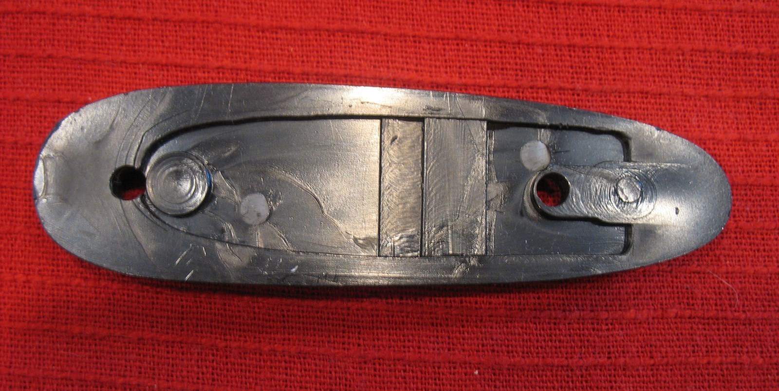 Winchester Model 1906 Logo Butt Plate - also fits Models 36 and Thumb Trigger