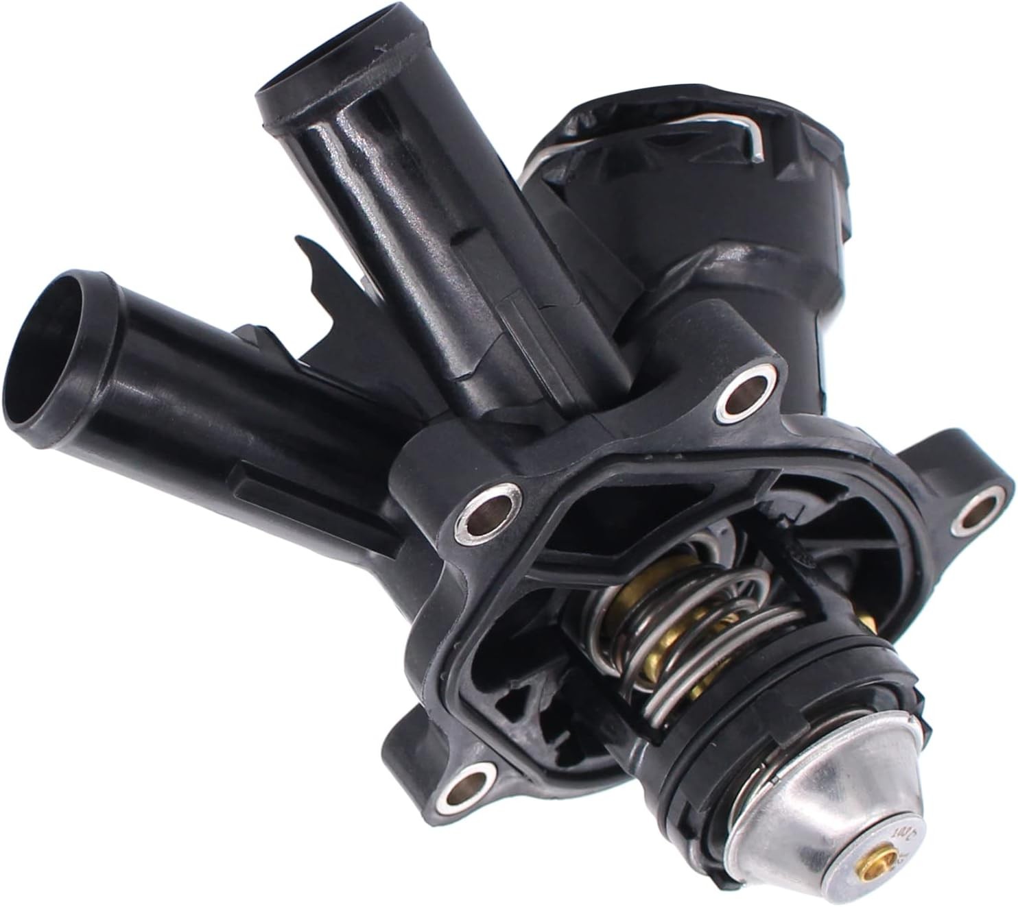 MOTOKU Engine Coolant Thermostat Assembly w/housing Gasket for Mercedes-Benz C25