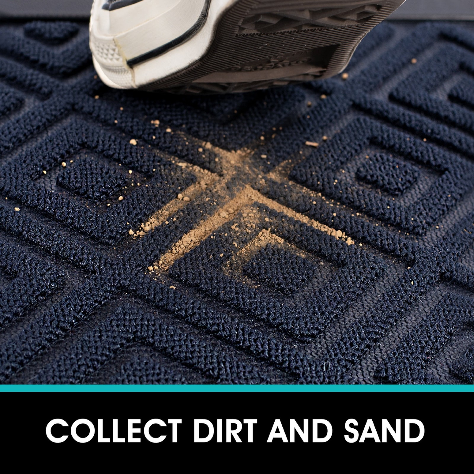 2 PACK Entrance Mat Indoor Outdoor Heavy Duty Front Door Mats Carpet 24''x36''