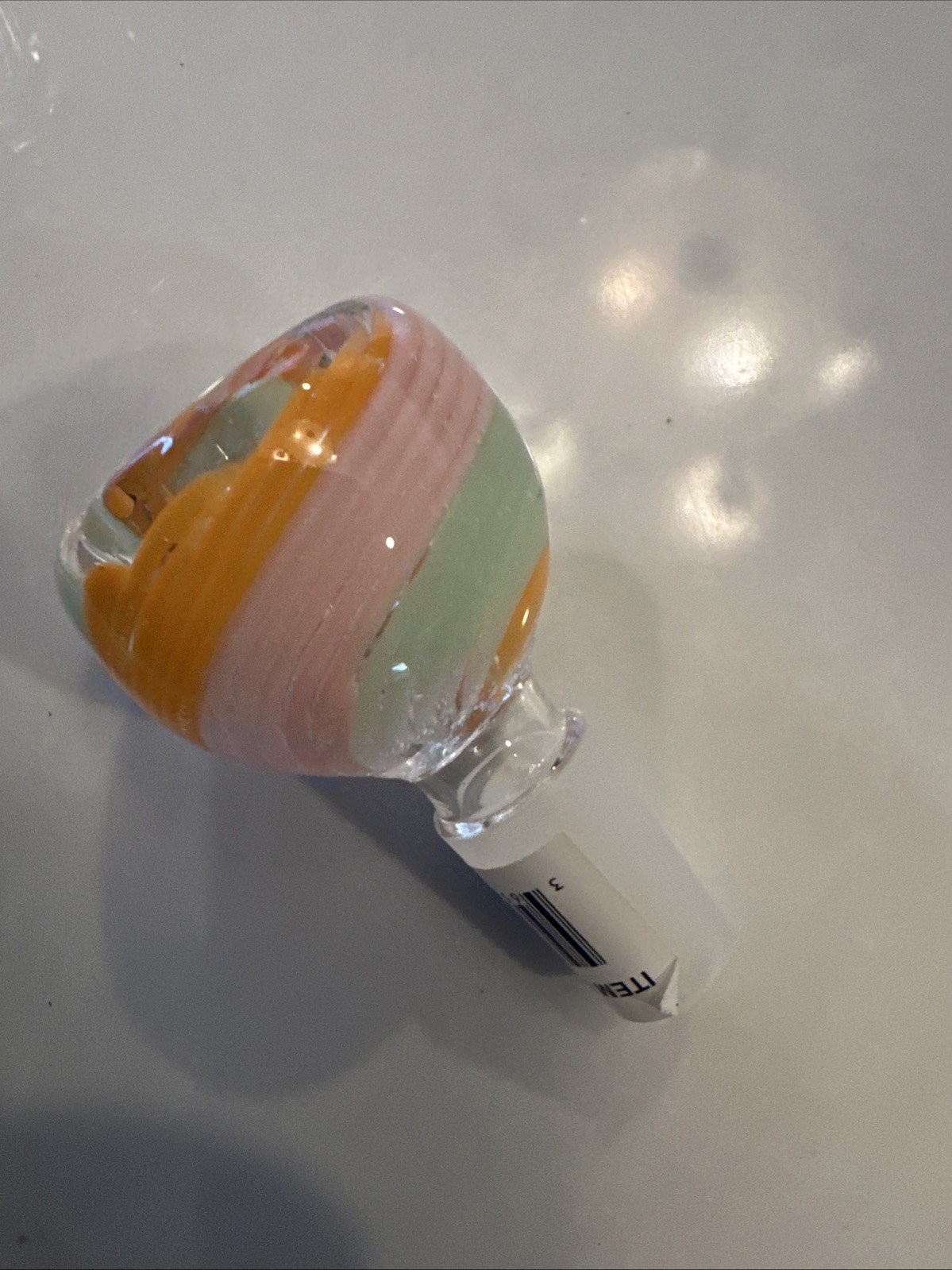 14mm Glass slide bowl Water Pipe Hookah 3ct SPECIAL💥Assorted