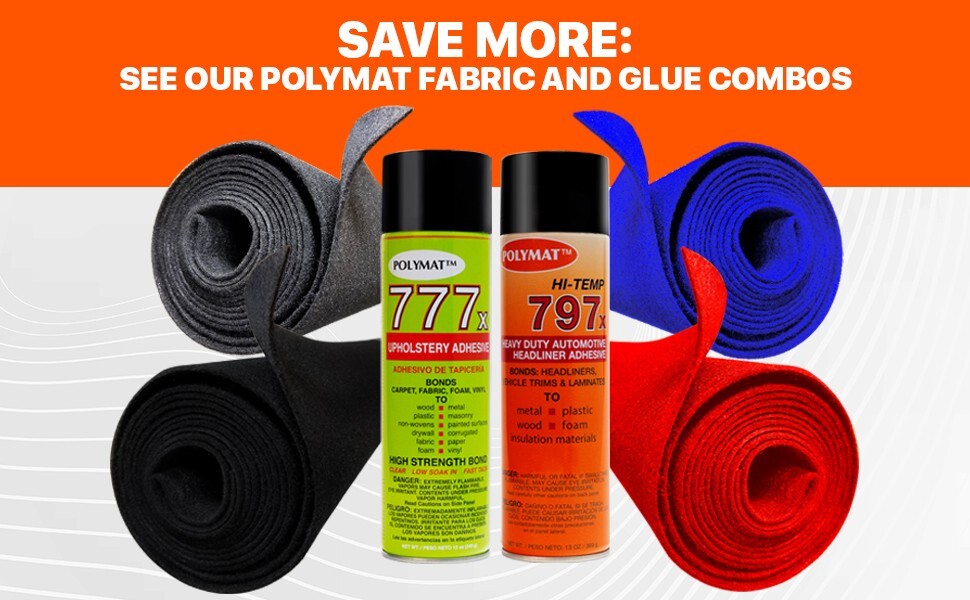 Polymat 797 High Temperature Spray Adhesive for AUTOMOTIVE VEHICLE TRIM