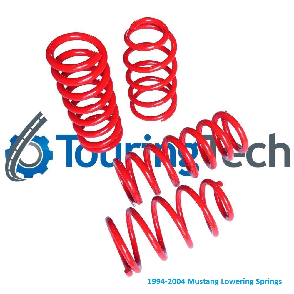 Touring Tech Performance Lowering Springs 79-04 Mustang 1.6"F/2.0"R