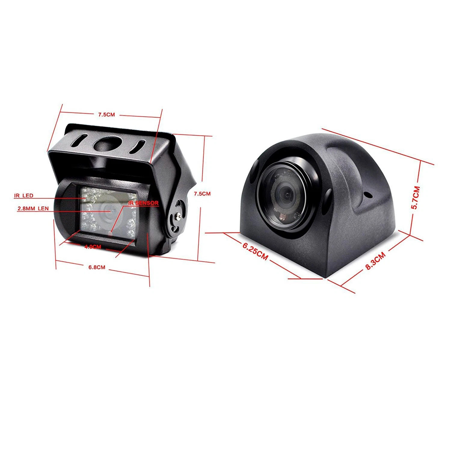 Panorama 9" QUAD Monitor DVR 4x 1080P Backup Cameras + for RV Truck Trailers