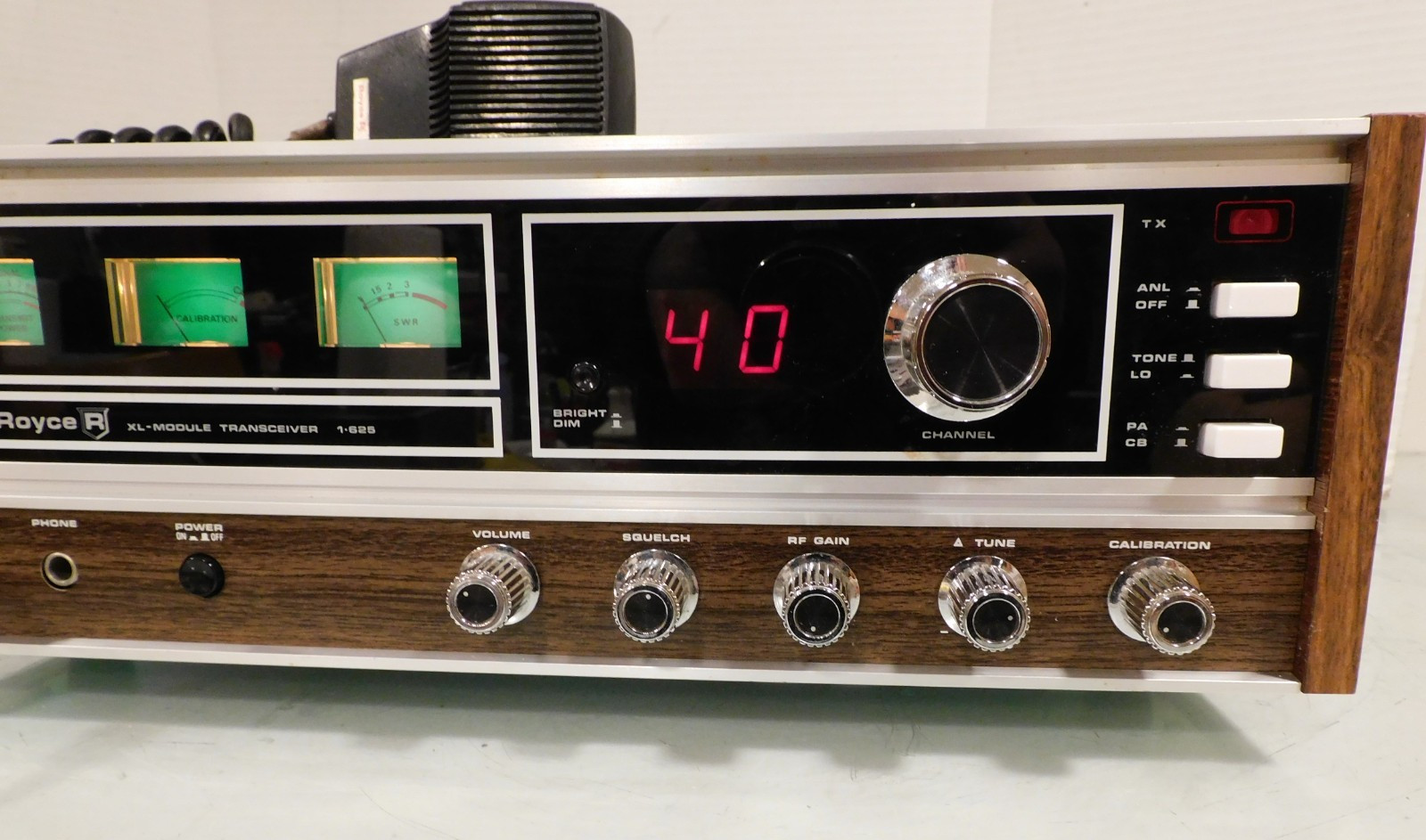 Royce 1-625 40 Channel CB Radio Base Station Excellent Condition