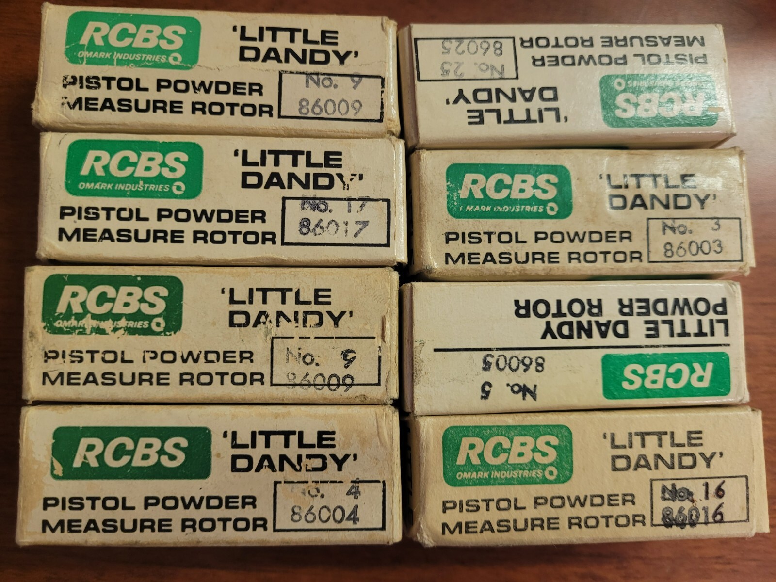 RCBS Little Dandy Pistol Powder Measure Rotor *Your Choice*