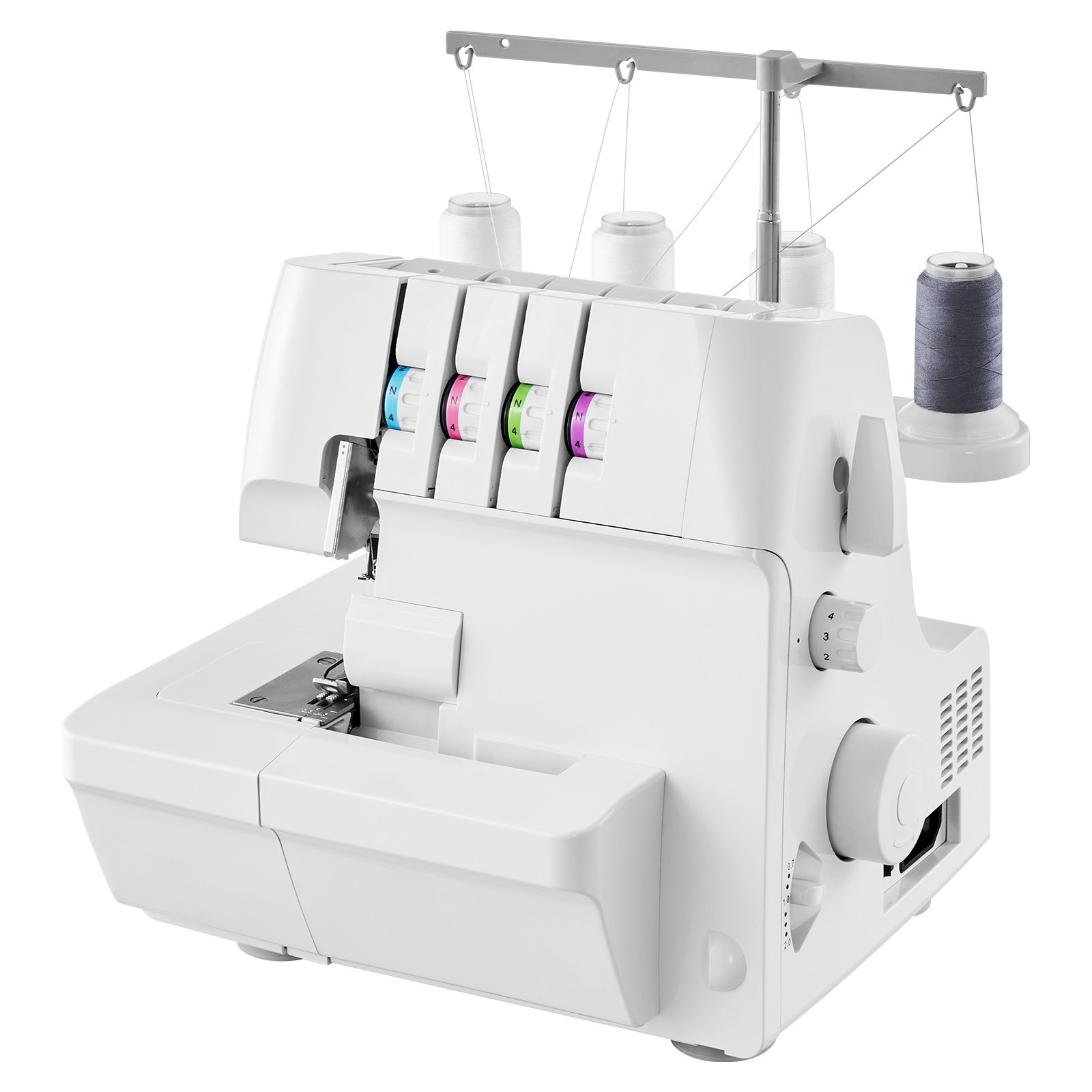 Uimoso Serger Overlock Sewing Machine with 2-3-4 Thread Options, 1250 SPM