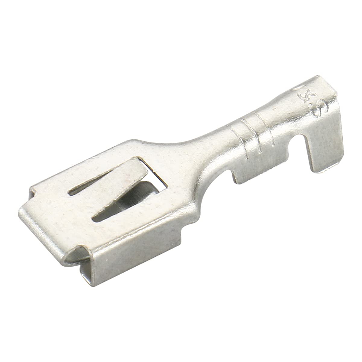 1/4" Terminal Female Spade Connector Non Insulation 6.3mm Metal Crimp Pack of...