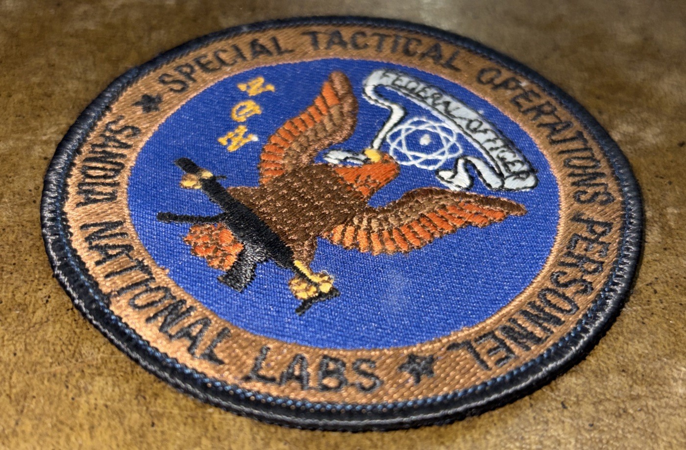 Special Tactical Operations Personnel Sandia National Labs Federal Officer Patch
