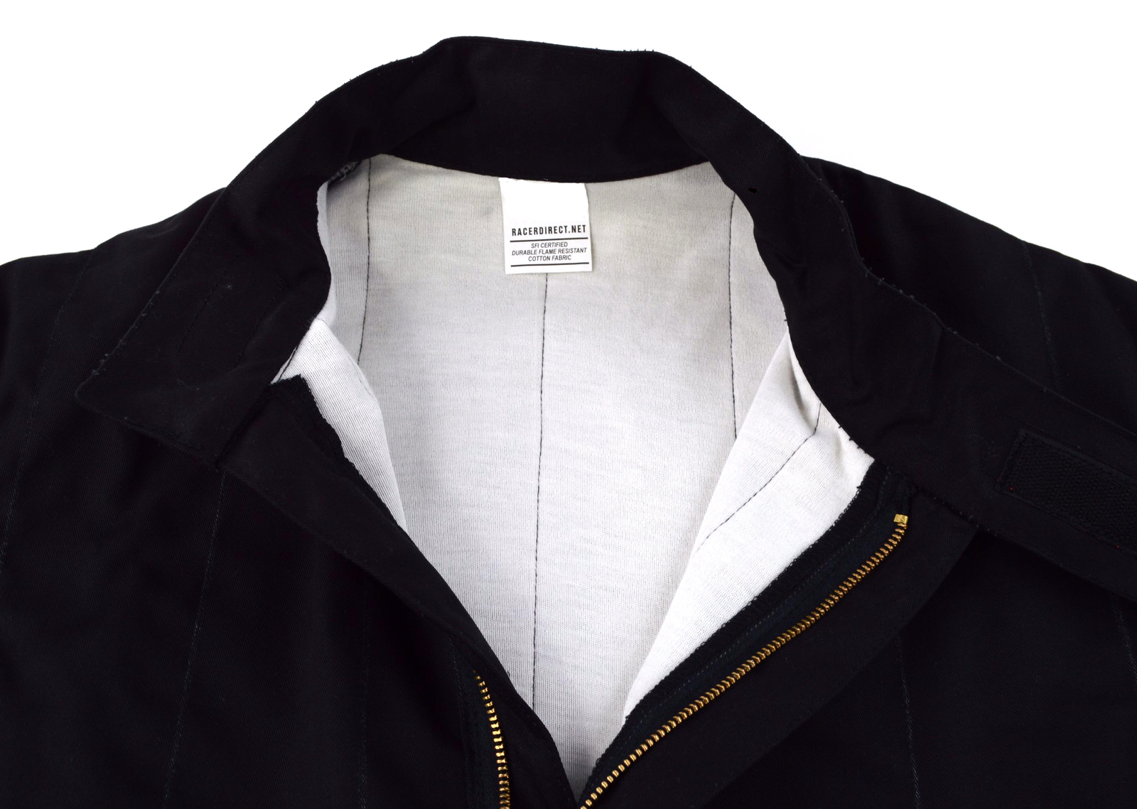 DRAG RACING FIRE SUIT JACKET 2 LAYER SFI 5 RACE SUIT SFI 3-2A/5 BLACK LARGE