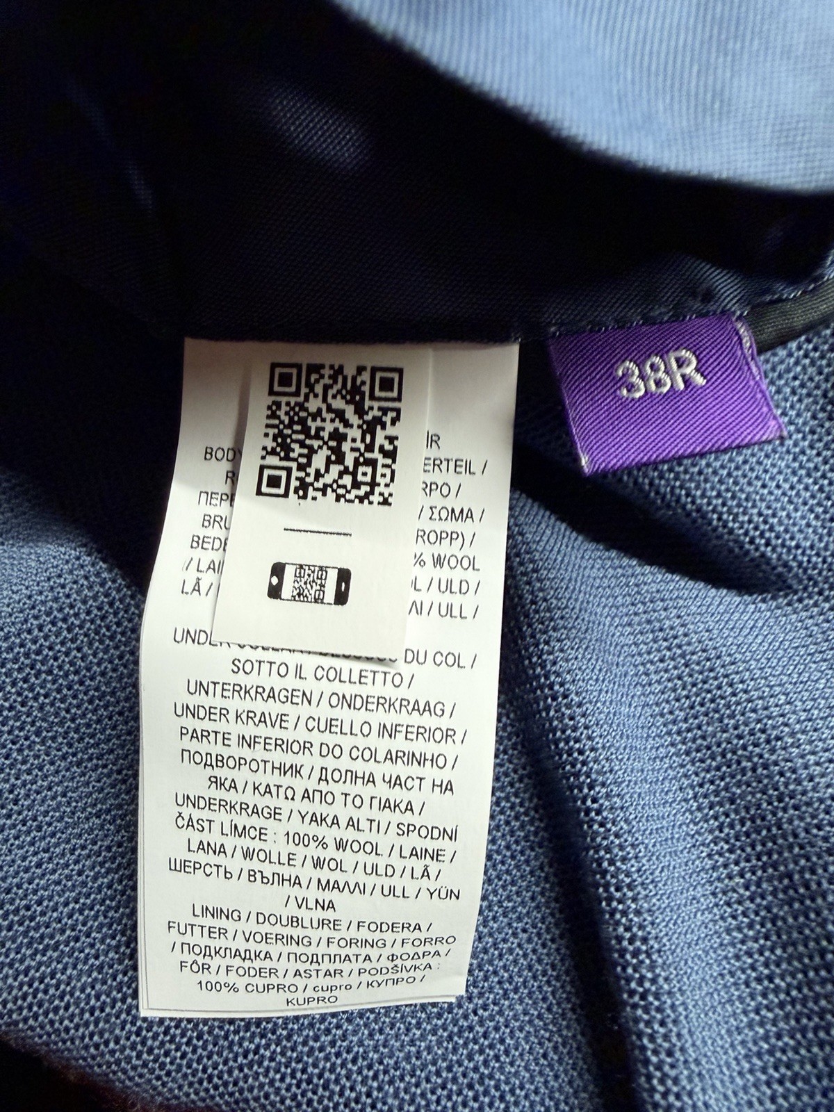 🔥NWT $1995 Ralph Lauren Purple Label Hadley Hand-Tailored Wool Piqué Blazer 38R