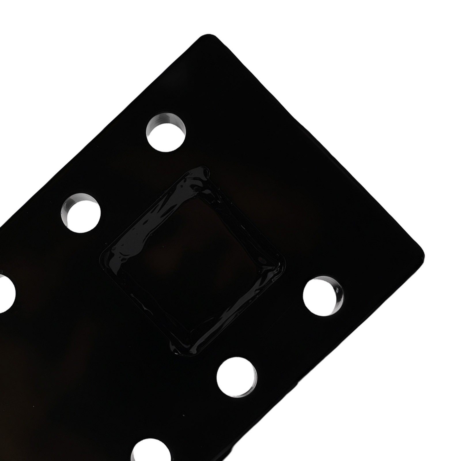 3 Position Pintle Hitch Mount Plate for 2" Hitch Steel 20000 lbs Capacity