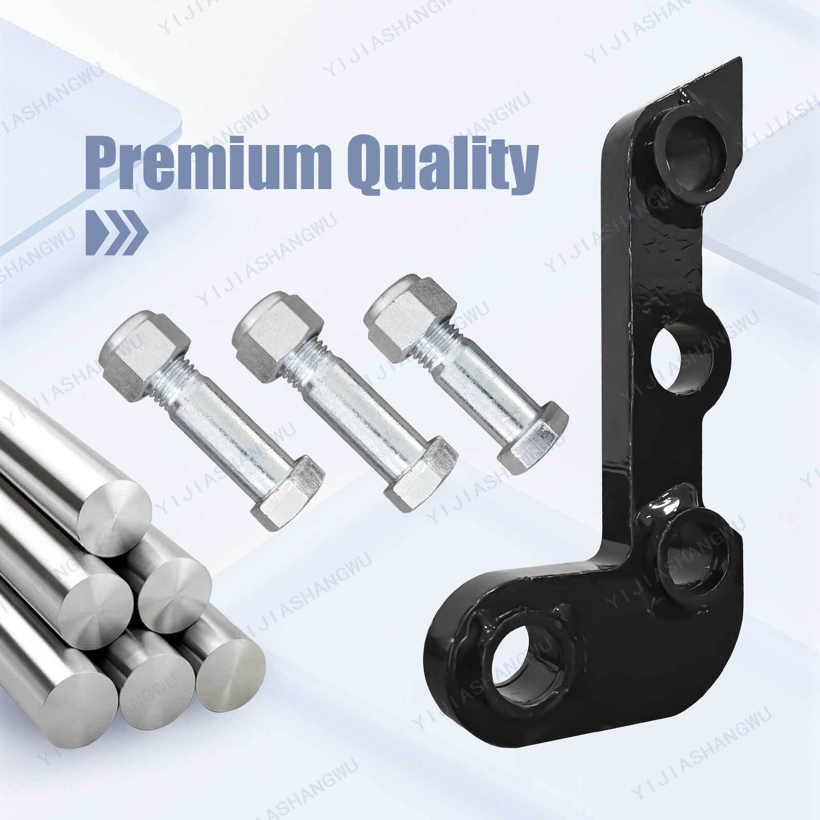 Single L-shaped bracket，FOR Mini Excavator Three Holes Hydraulic Clip Thumb