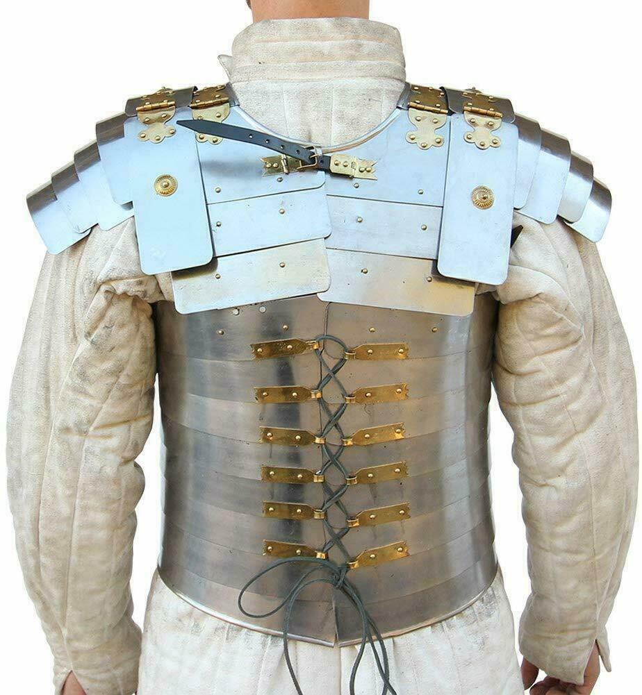 Medieval Roman Lorica Segmentata Pate Armor Chest Armour Chestplate Segmenta