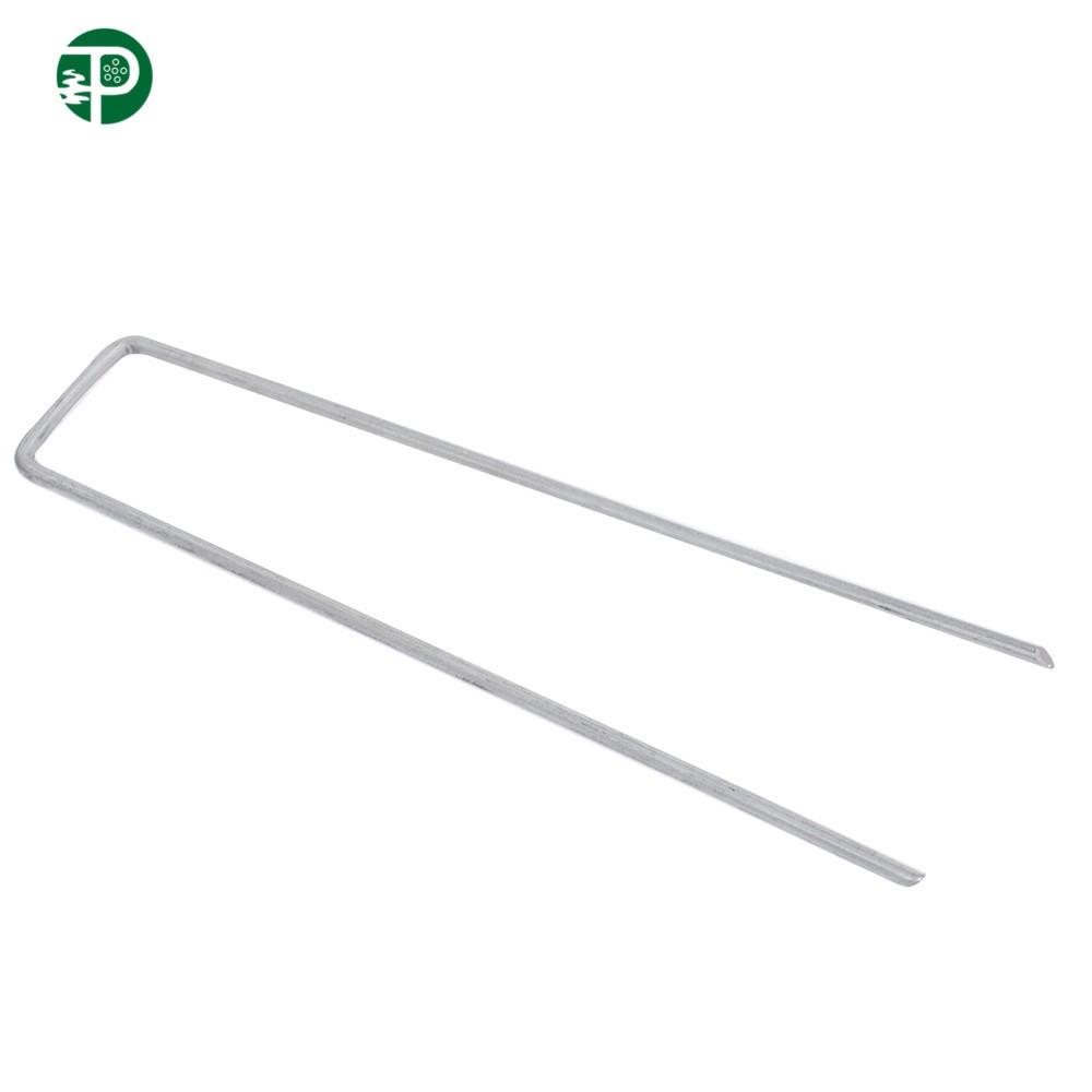 6" Landscape Staples Garden Stakes 11 Gauge Galvanized Sod Staples 500 Pack