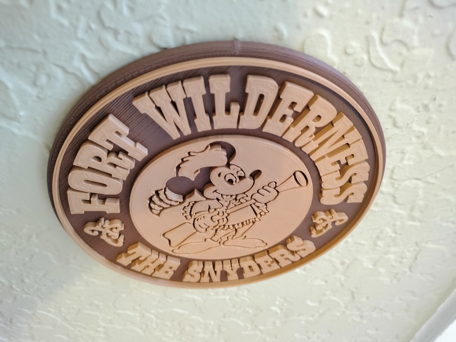 Fort Wilderness Musket Mickey Personalized Sign Plaque Disney Custom Art Decor