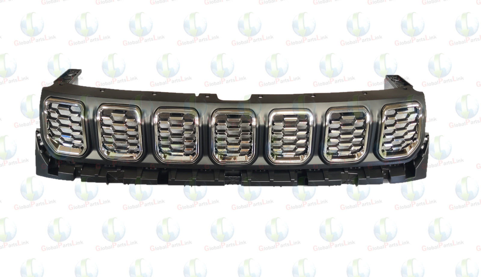 FOR 2023 JEEP COMPASS FRONT BUMPER UPPER LOWER WITH GRILLS AND FOG COVERS