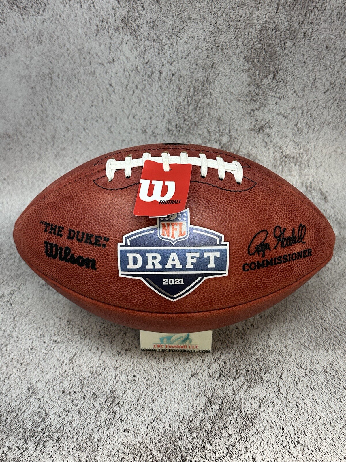 2021 NFL Draft Edition Authentic Wilson The Duke Leather Game Football