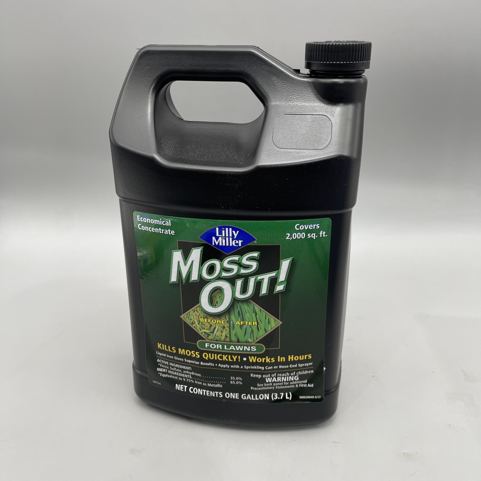 Lilly Miller Moss Out for Lawn Kills Moss Quickly One Gallon New