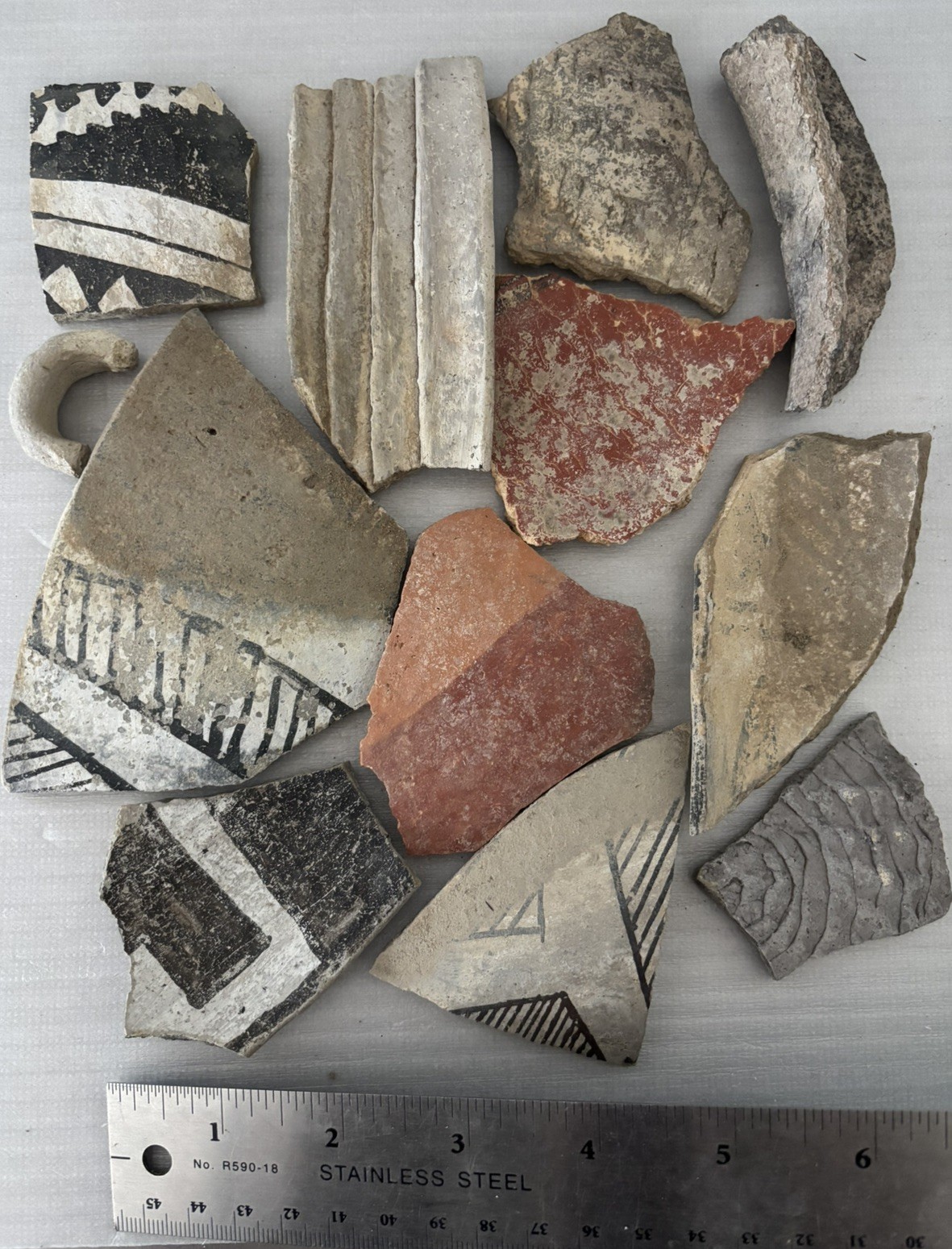 Ancient Anasazi Native American Pottery Shards Arizona L8F FREE SHIP