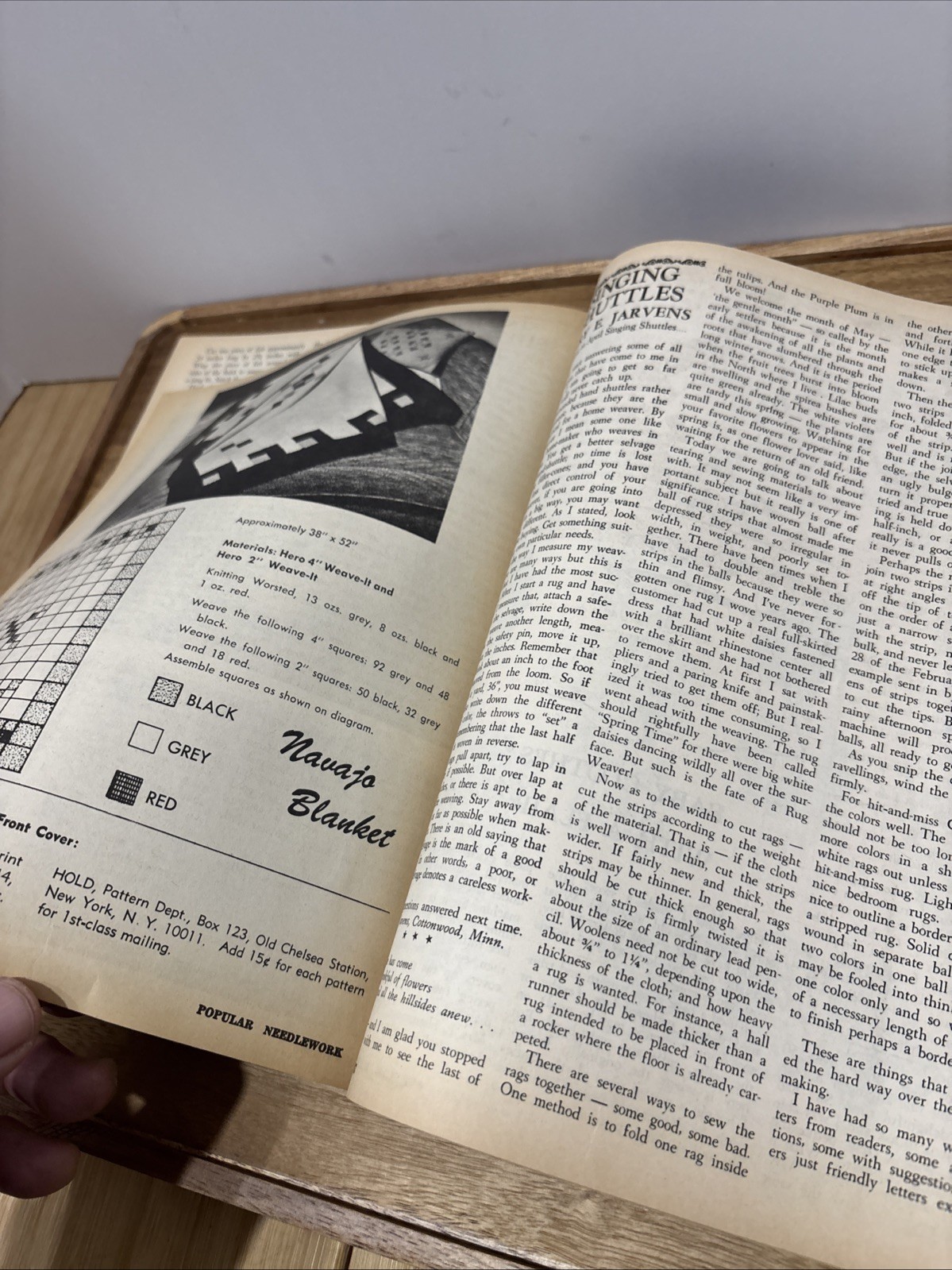 Vtg Popular Needlework May 1967 Paper Sewing Patterns Crafts Booklet Quilting