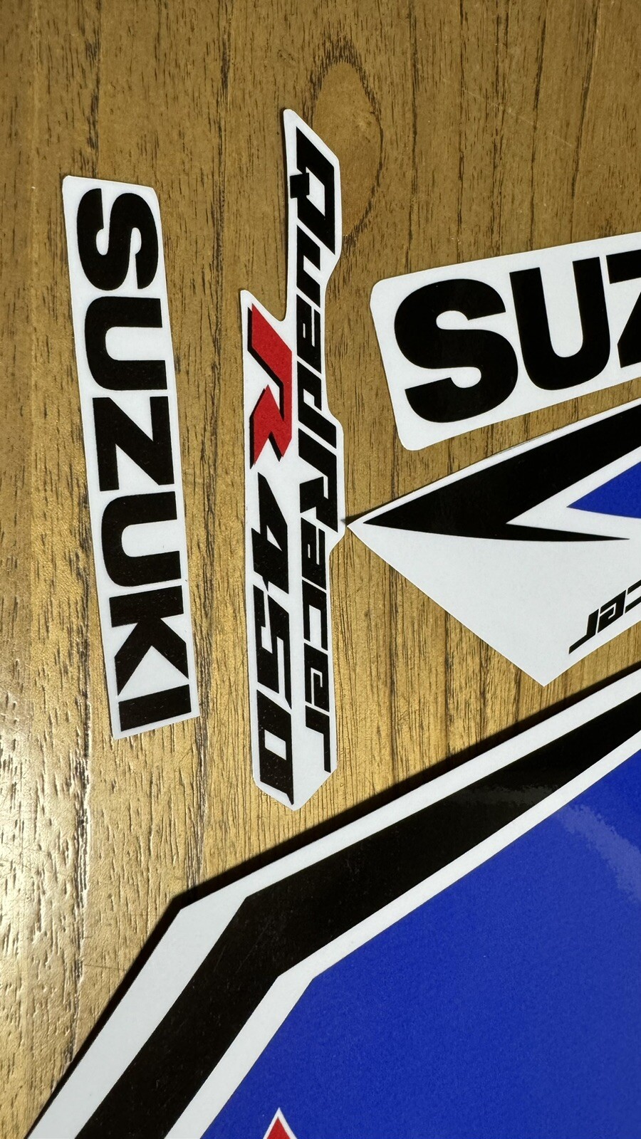 Suzuki LTR450 2006 QuadRacer White Full Graphics Decals
